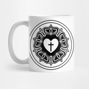 Illustration of theology and confession of faith Mug